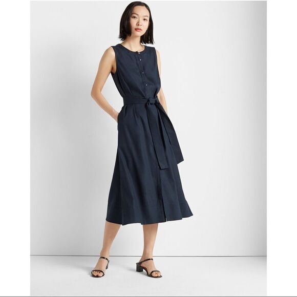 New Club Monaco Sleeveless button front dress - Picture 1 of 6